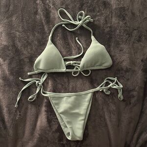 SHEIN Mint Green Bikini Set